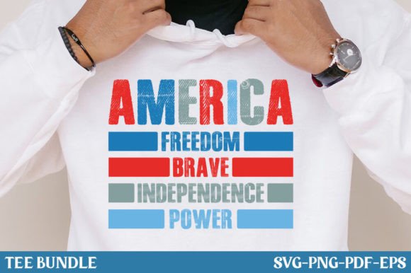 America Independence Freedom Power Brave Embroidery Review