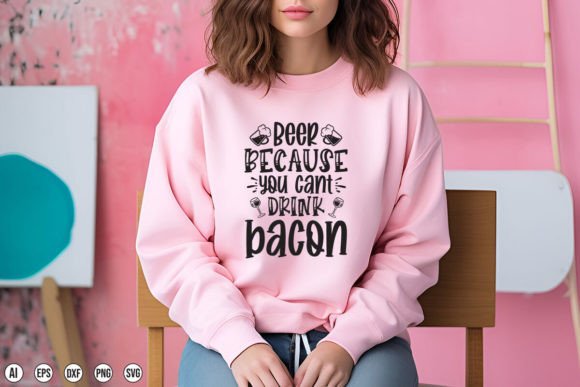 Beer Because You Cant Drink Bacon Embroidery Review