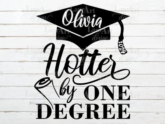 Hotter by One Degree Graduation Cap 2024