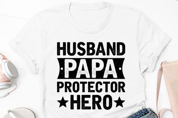 Husband Papa Protector Hero Black Review