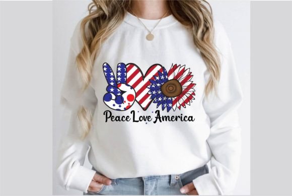 Peace Love America Sublimation Design Review
